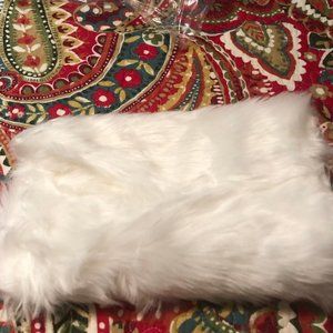 Faux fur muffs/hand warmers, lot of 6, wedding